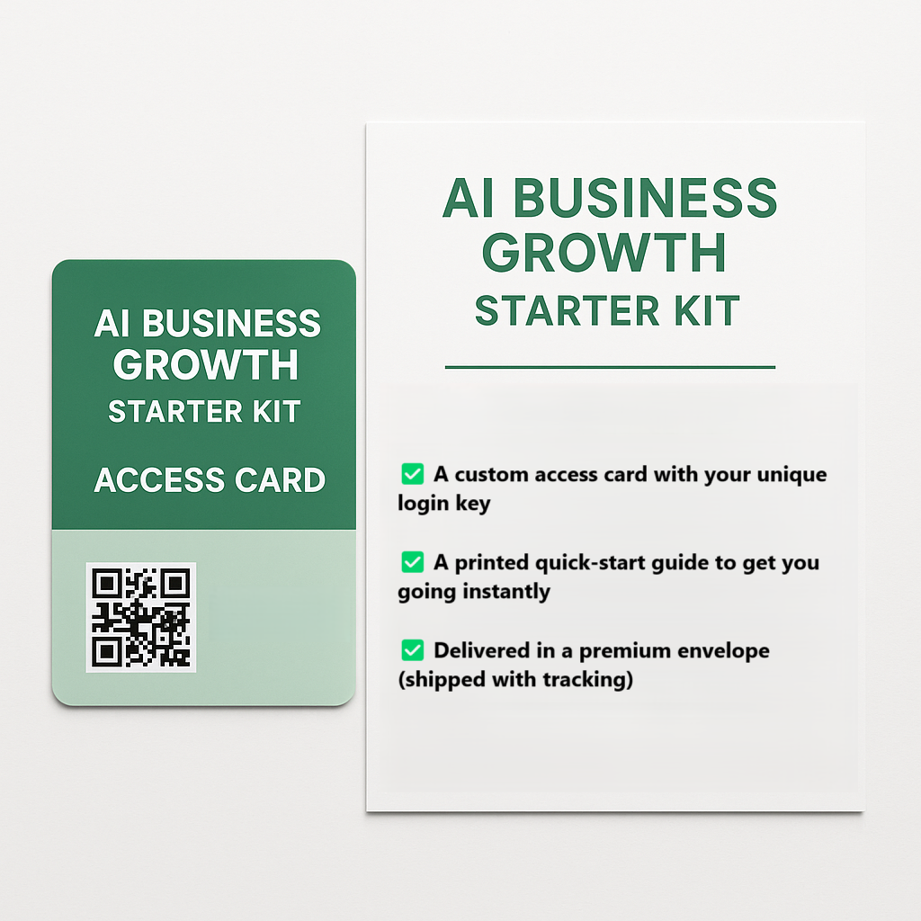AI Business Growth Starter Kit – Physical Access Package